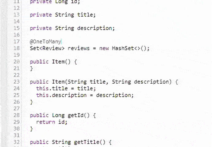 Пример кода написанного на языке Java